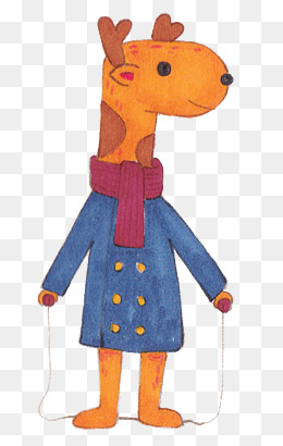 手绘健身跳绳插画