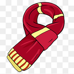 手绘黄色围巾插画素材图片免费下载_高清psd_千库网(图片编号11507771