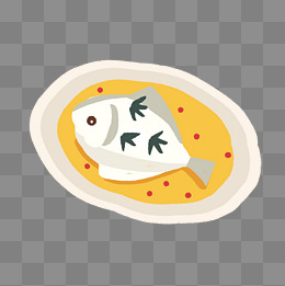 一盘中国特色水煮鱼免抠图