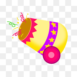 马戏团道具手绘插画