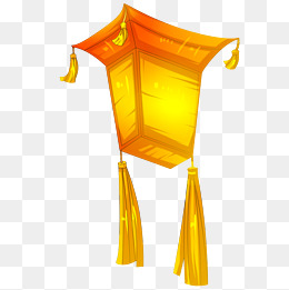 元宵节灯笼手绘插画