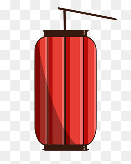 手绘春节灯笼插画