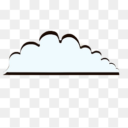 白云装饰图案标签