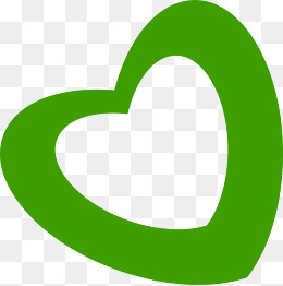 ai矢量扁平心形状卡通装饰图案