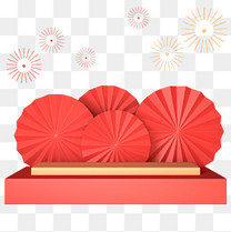 珊瑚橘新年猪年元宵节卡通背景图片免费下载_