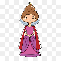 红色衣服女王插画素材图片免费下载_高清psd_千库网(图片编号11782441