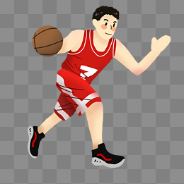 可爱卡通手绘运动健身运动会奥运会篮球比赛素材图片免费下载_高清psd