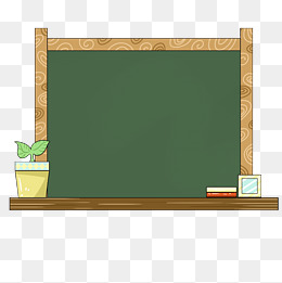 屋顶支架小黑板插画