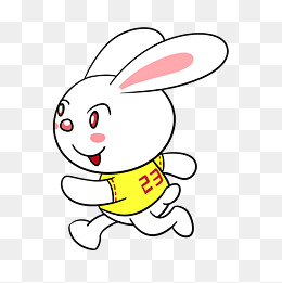 卡通可爱兔子png透明底