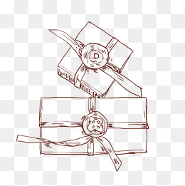 精美包装盒手绘插画