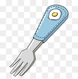 卡通荷包蛋煎火腿免抠图