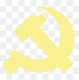 米色的党徽免扣图