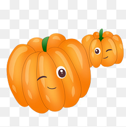 蔬菜南瓜卡通插画