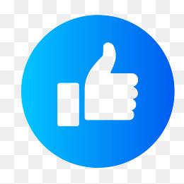 蓝色圆弧赞赏标签元素