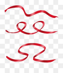 彩带红色丝绸节日