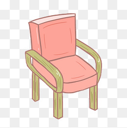 粉色椅子卡通插画素材图片免费下载_高清psd_千库网(图片编号11957002