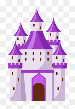 创意城堡装饰插画