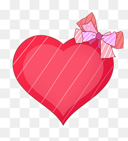 粉色蝴蝶结装饰插画