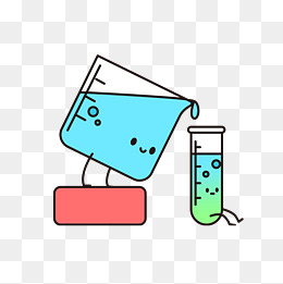 化学用品烧杯插画