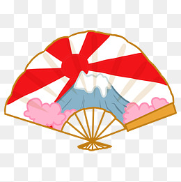 日本和风折扇插画