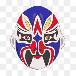 戏剧袋子卡通插画