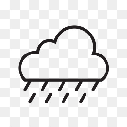 卡通下雨图标下载