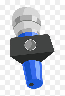 唱歌讲话话筒插画