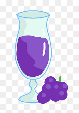 葡萄果汁卡通饮料
