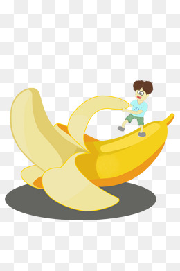 插画创意香蕉
