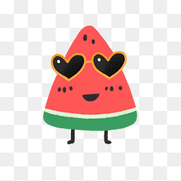 夏日西瓜卡通免抠素材
