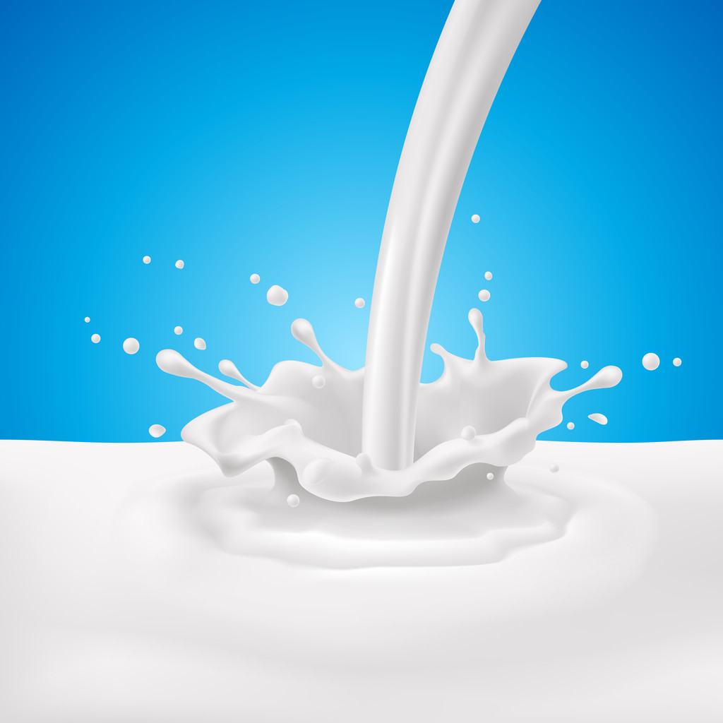 牛奶泼洒素材 4K_影视动画素材网