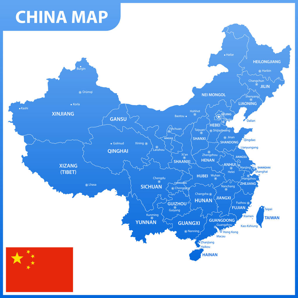 中国地级行政区划图（高清）_中国地图库