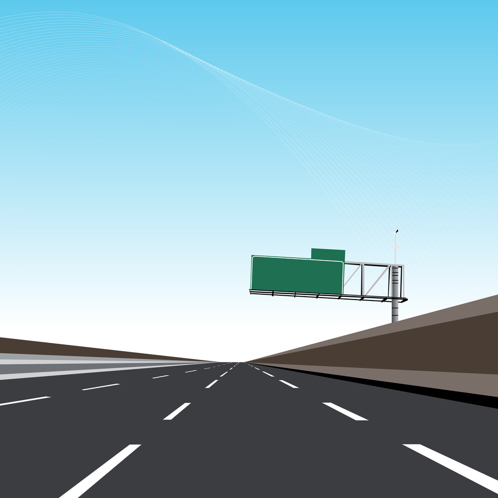 高清晰高速公路壁纸-欧莱凯设计网