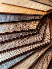 采样器家具材料设计或装饰室内木材颜色目录作为工业纹理或图案地板板