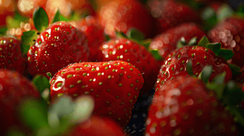 新鲜美味的水果草莓35