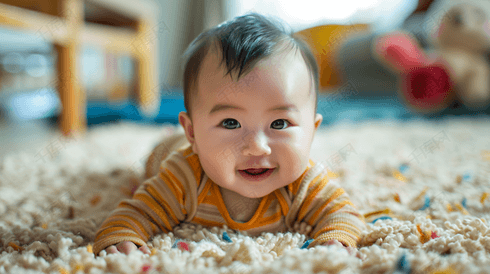 地毯上的婴儿摄影16