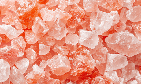 粉红色喜马拉雅盐关闭粉红色盐幻灯片