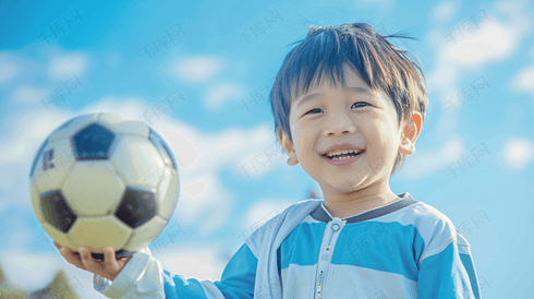 踢足球的小男孩摄影27