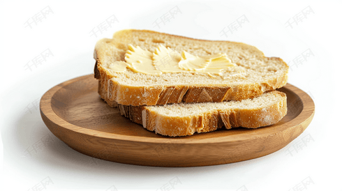 美味的黄油面包片摄影9