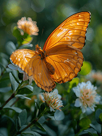 棕色森林鸟是高贵蝴蝶家族的蝴蝶也被称为