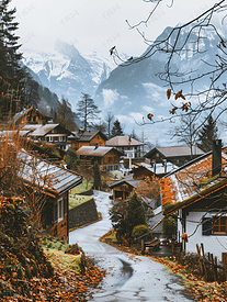 瑞士的一个温馨小村