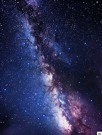 天空和星星夜晚的银河