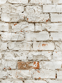 白色色调的复古砖砌块墙的纹理