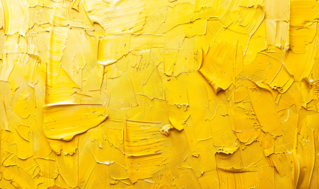 丙烯酸黄色手工图案抽象艺术中的梳子画纹理背景