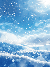矢量雪覆盖背景圣诞节冬季暴风雪降雪效果圣诞节魔法冷纹理