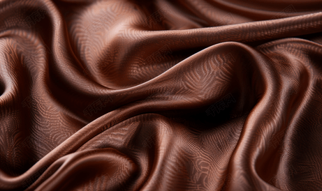 巧克力色丝绸质地