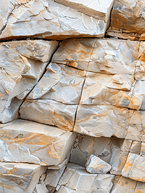 岩石由粗糙的天然砂岩纹理和天然石材图案制成