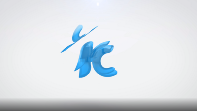 简洁亮面三维logo标志开场片头片尾模板