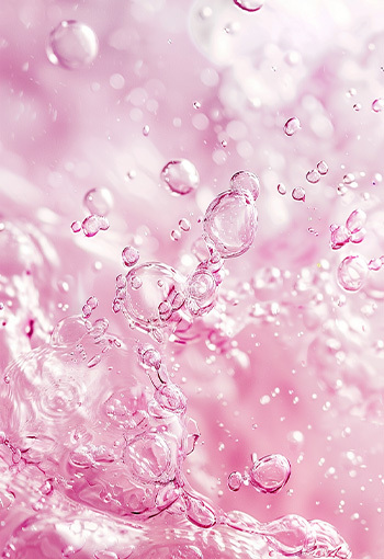 粉色液体气泡背景