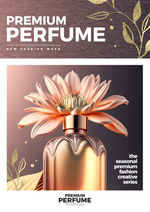 花卉植物女性用品香氛香水宣传海报